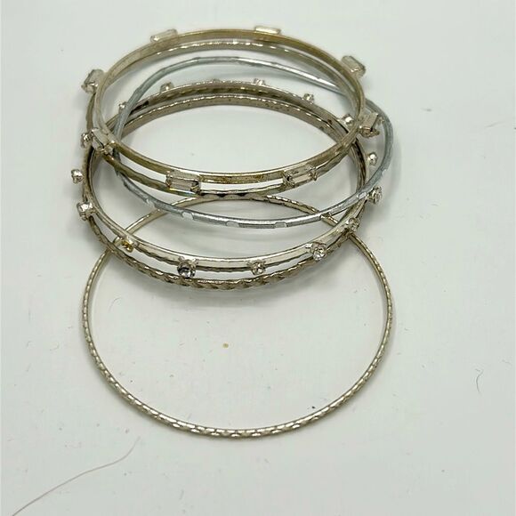 22 Thin Bangle bracelets - Wear some or all! - Picture 3 of 5
